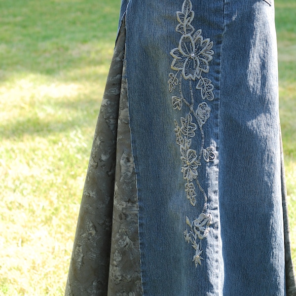 Reconstructed Jean skirt