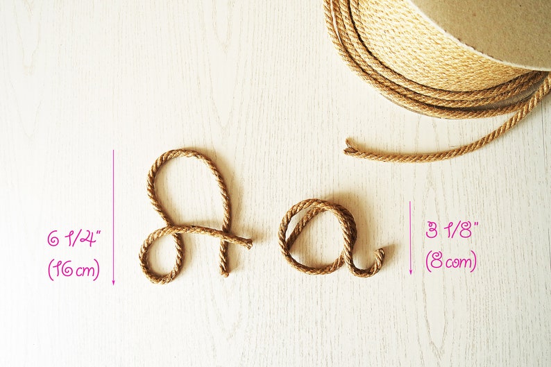 Rope name sign image