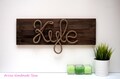 Shabby Chic Wood & Rope Name Sign, Personalized Nursery Name, Farmhouse Baptism Gift, Kids Room Decor, Wall Decor For Boy, Christmas Gift product logo