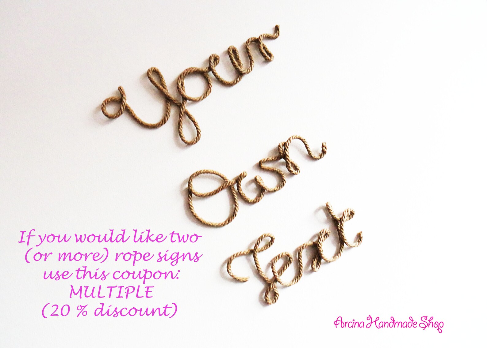 Personalized Huge Rope Name Wall Decor For Nursery Baby Room Etsy