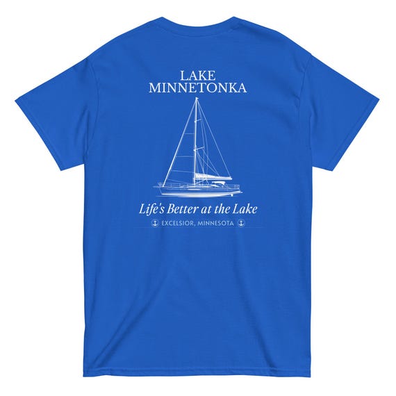 Vêtements de voile Excelsior pour le lac Minnetonka, la vie est