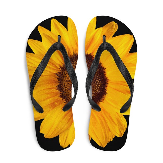sunflower flip flops