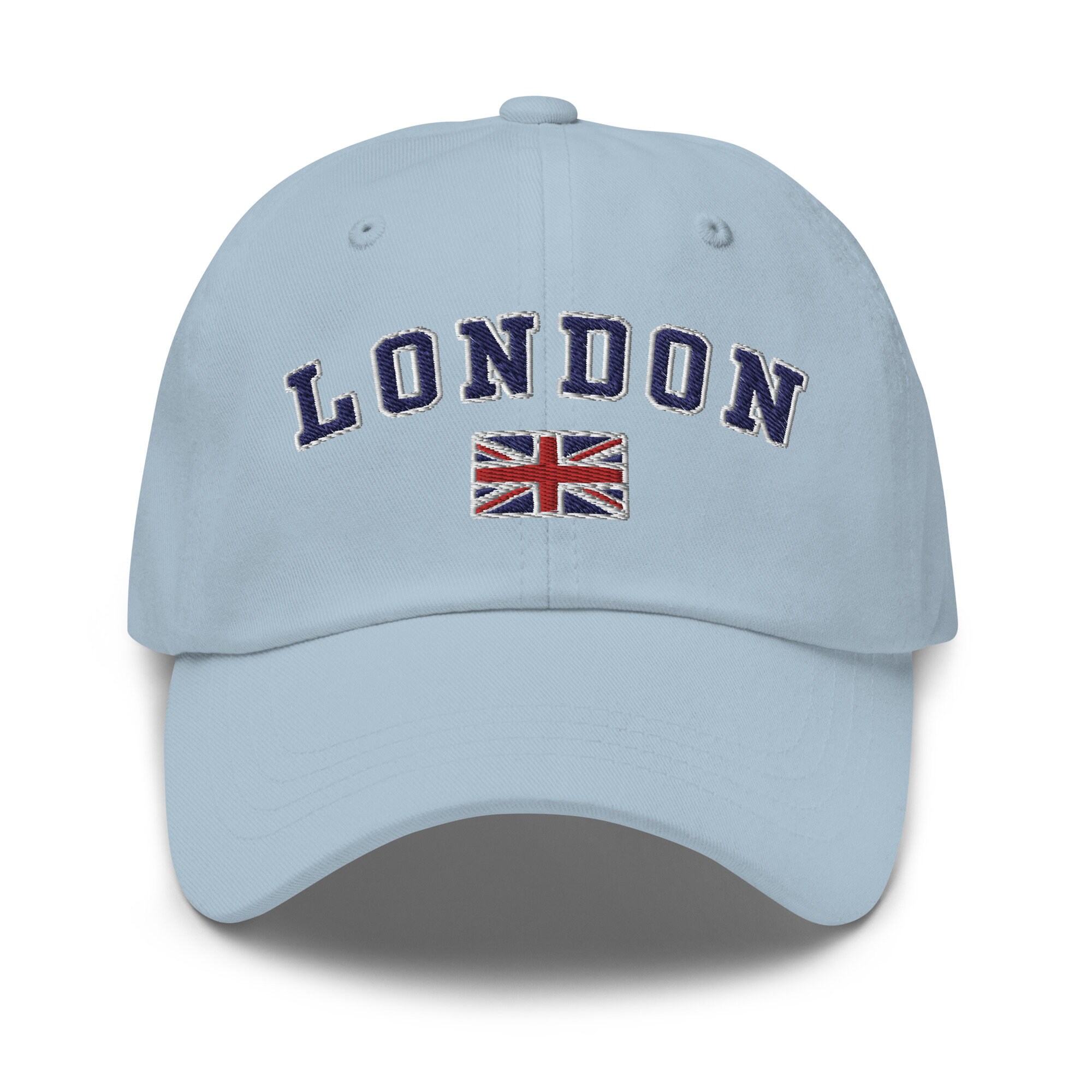 London Cap with Flag Embroidery London Embroidered Cuffed Beanie, England UK Flag Embroidery  main image 3