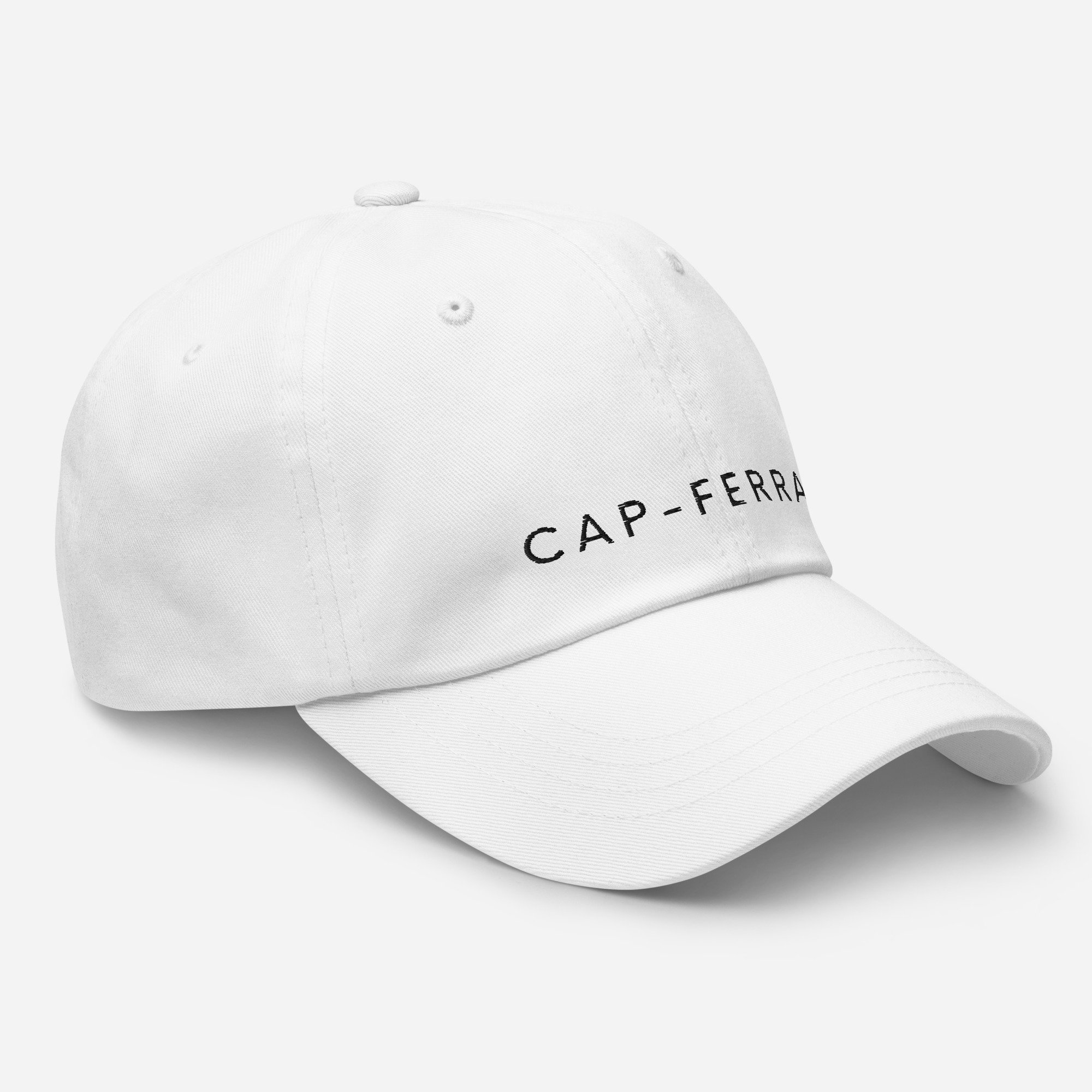 ハット French Embroidery Logo Ball Cap - Ivory Cap-ferrat French Riviera Hat, Cote D'azur Souvenir