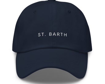 St. Barth Hat: Embroidered Caribbean Island Souvenir Cap