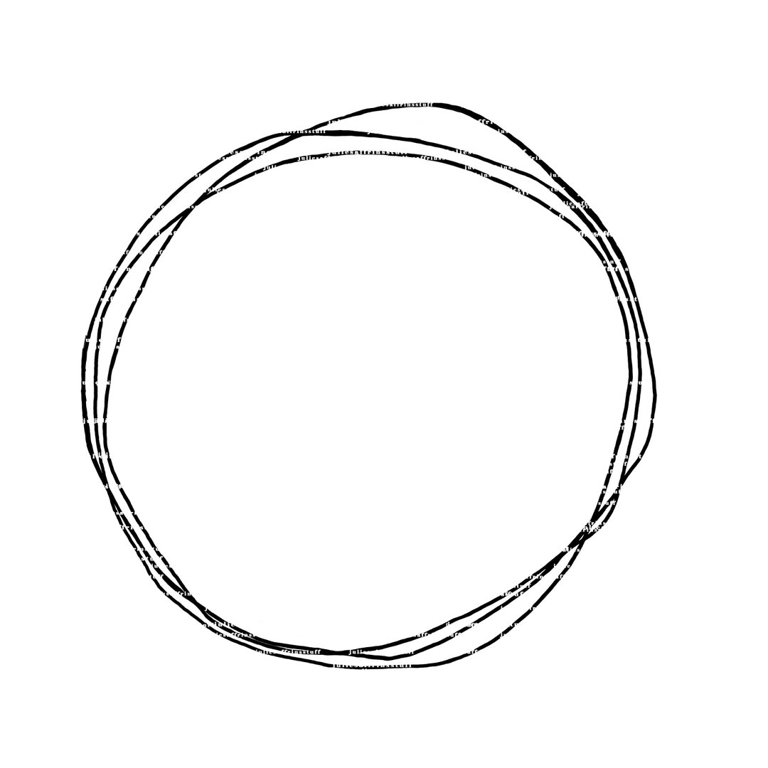 Three Circles Frame Svg, Circles Svg, Doodle Circles Cricut Svg, Doodle