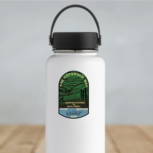 The Cotswold Way Hiking Sticker, 3 sizes, Gift for Hikers, UK National Trail Souvenir, Walking England Memento British Walk, Walking UK Gift