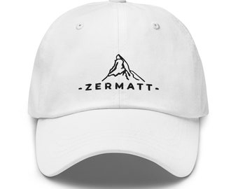Zermatt Hat, Matterhorn Hat, Swiss Alps Hat, Gift for Him, Gift for Her, Zermatt Summer Hat, Gift for Him, Gift for Her, Switzerland Hat