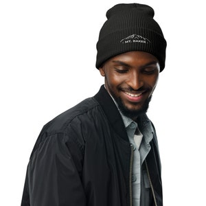 Mt. Baker Waffle Knit Beanie: Unisex Winter Ski Hat