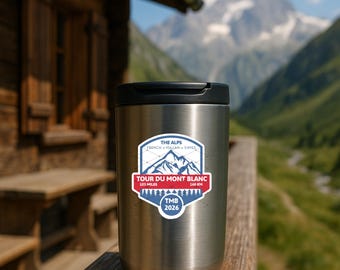 Tour du Mont Blanc Sticker: TMB 2026 Hiking Souvenir