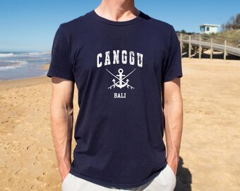 Canggu Bali Surf T-Shirt: Indonesischer Anker Unisex T-Shirt