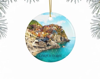 Cinque Terre Weihnachtsverzierung, Italien-Souvenir, Feiertags-Hauptdekor