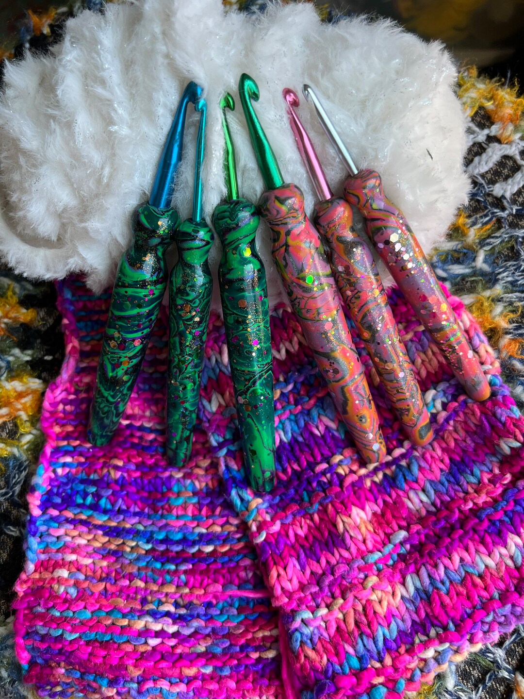Boye Susan Bates Crochet Hook oil Slick Comfort Grip Etsy