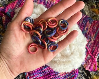 Stitch Loops by Niki's Knots - Stitch markers place holder for knitting and crochet - sewing notions