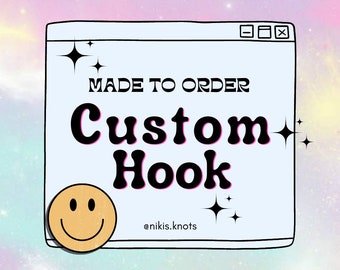 Made To Order Polymer Clay Hooks, Ergonomic Crochet Hooks, Custom Knitting Tool, Crochet Hook Set