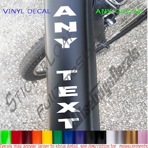 CYCLING Custom Name team decal Sticker cyclist bicycle bicyclist century personalized bike decals stickers trek specialized bikes