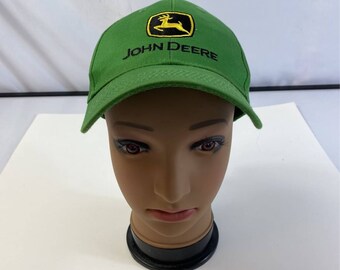 John Deere Mens Baseball Cap Green Logo 