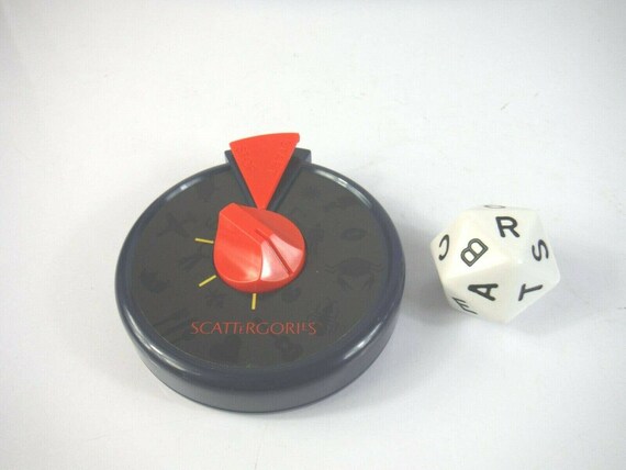 Scattergories GAME Replacement parts Timer 1988 Edition Excellent Condition 