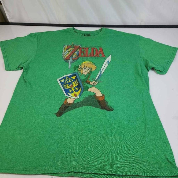 Zelda Mens Graphic T-shirt Green 
