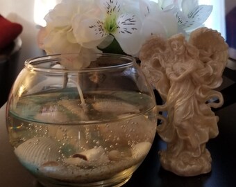 Beach Theme Gel Candles