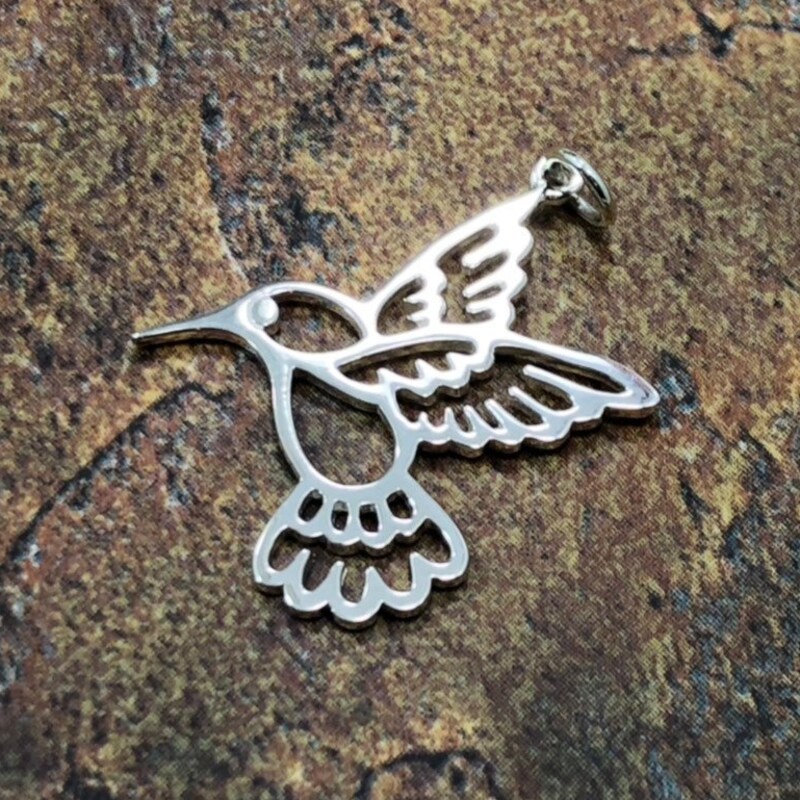 Hummingbird Charm - Etsy