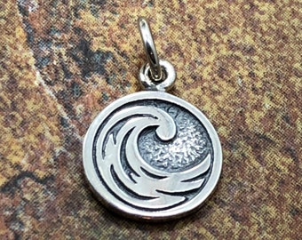 Sterling Silver Four Elements Water Charm