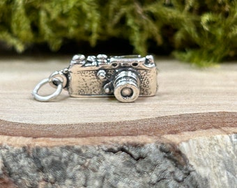 Camera Charm, Photography Charm, Photographer Charm, Photo Charm, Sterling Silver Charm