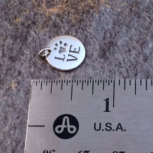 MZC Jewelry Paw Print Charm Bead - Pet Animal Love Heart Dangle Charm For Bracelets & Necklaces - View #6