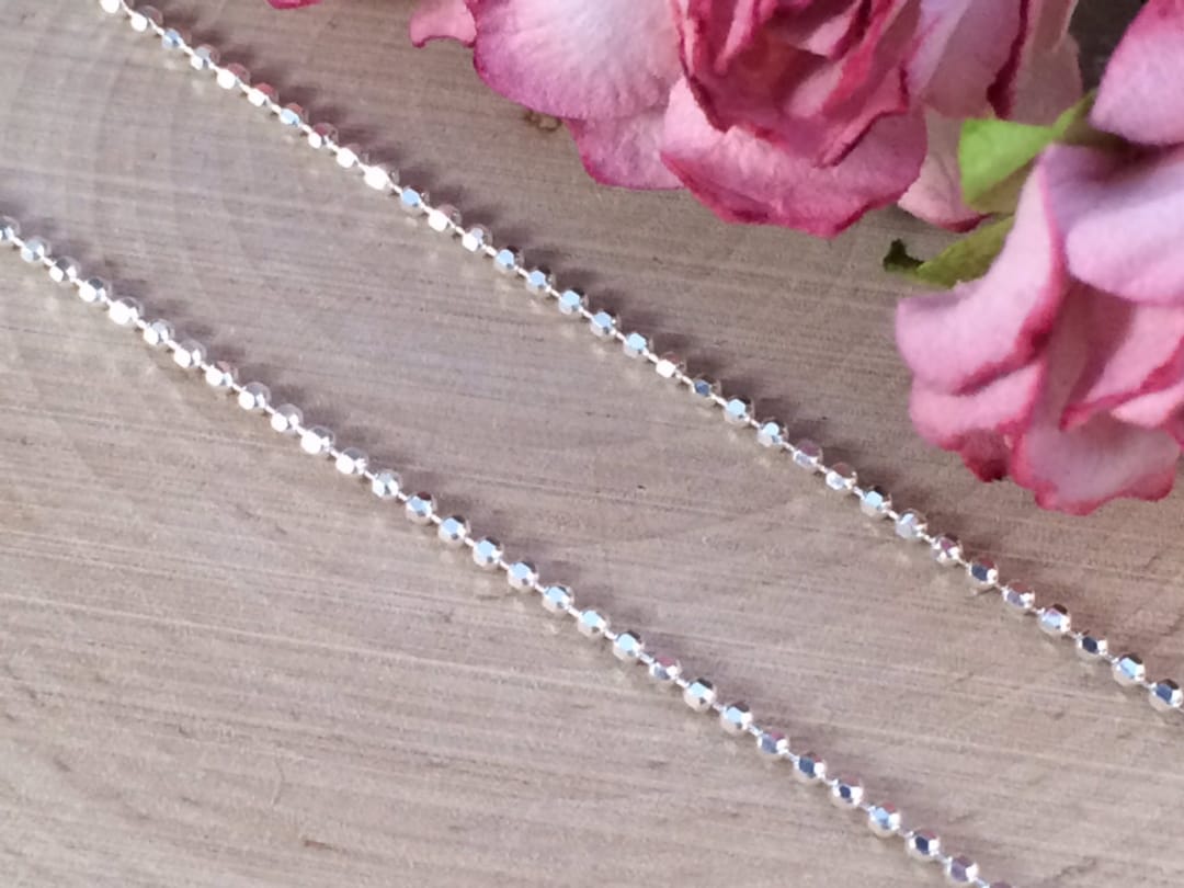 Necklace Chains, Replacement Chains, Sterling Silver Chains, Ball Chain