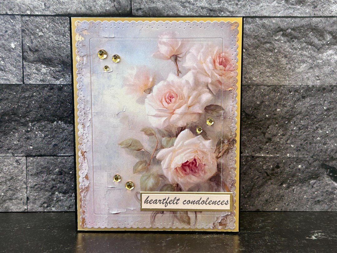 Sympathy Card, Thinking of You Card, Handmade Cards, Handmade Greeting ...