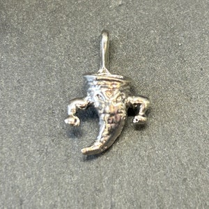 Cyclone Charm, Tornado Charm, Tornado Pendant, Sky Charm, Weather Charm, Sterling Silver Charm, Sterling Silver Pendant