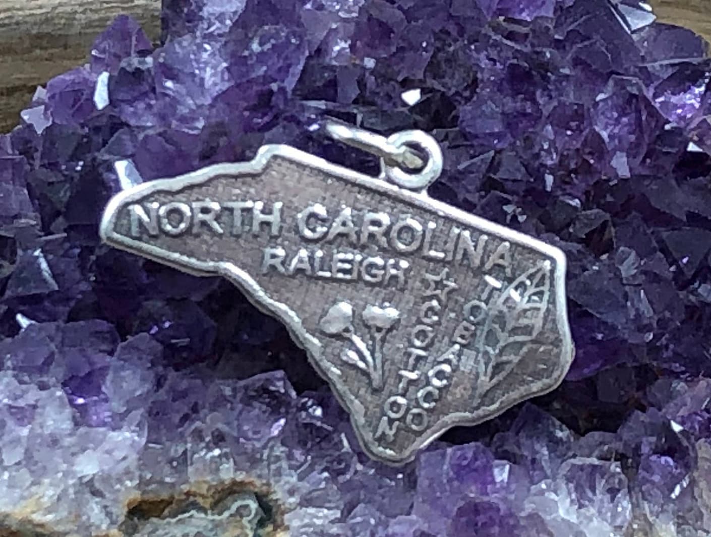North Carolina Charm North Carolina Pendant North Carolina Etsy
