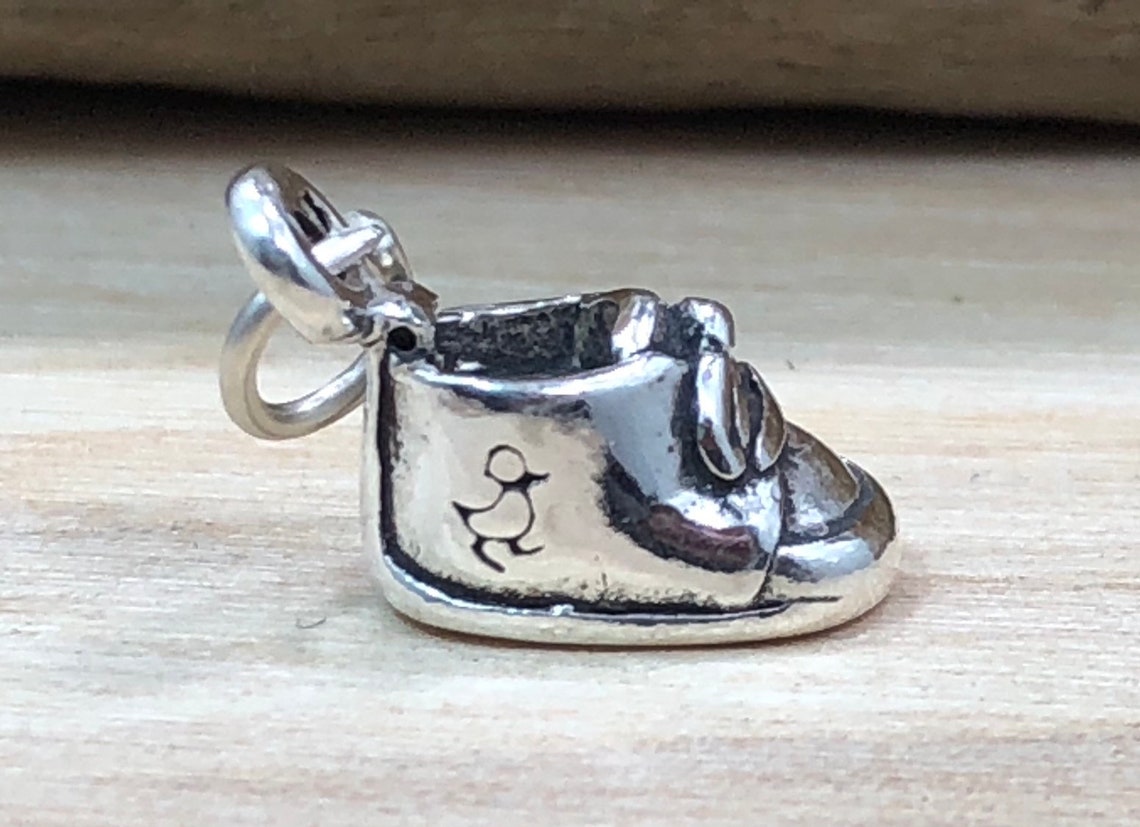 Baby Shoe Charm Baby Shoe Pendant Baby Charm Baby Pendant Etsy