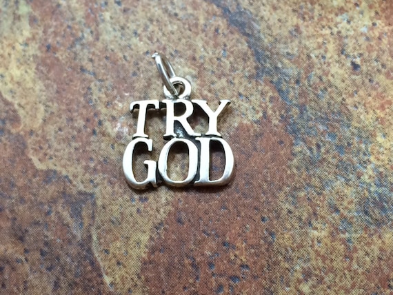 Faith in God Charm Sterling Silver Faith in God Charm Sterling Silver