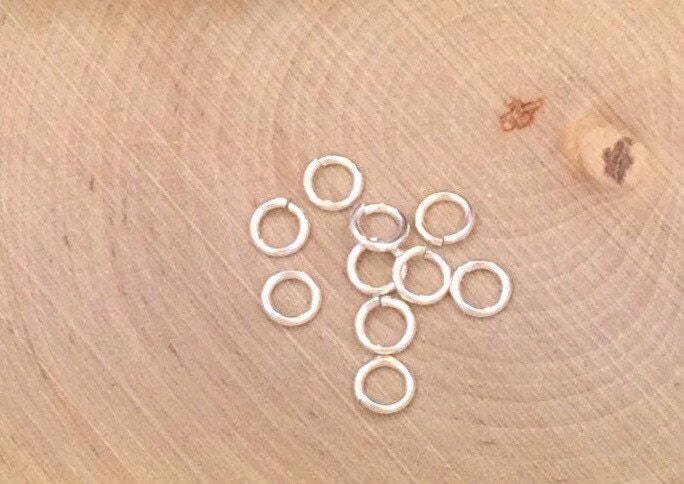Hard Snap Jump Rings, Locking Jump Rings, Jump Rings, Sterling Silver…