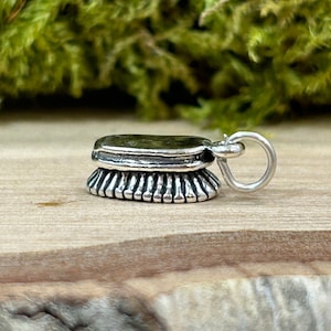 Horse Brush Charm, Horse Charm, Horse Pendant, Horse Disk Charm, Horse Cut Out Charm, Sterling Silver Charm