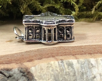 White House Charm, White House Pendant, Washington DC Charm, Sterling Silver Charm, Sterling Silver Pendant