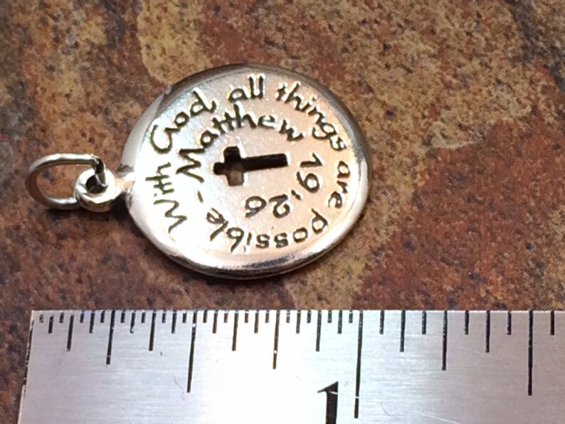 With God All Things E Possible Matthew 19 26 Tattoo - Foto 13