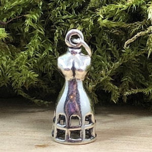Dress Form Charm, Dress Form Pendant, Seamstress Charm, Sewing Charm, Crafts Charm, Clothing Designer Charm