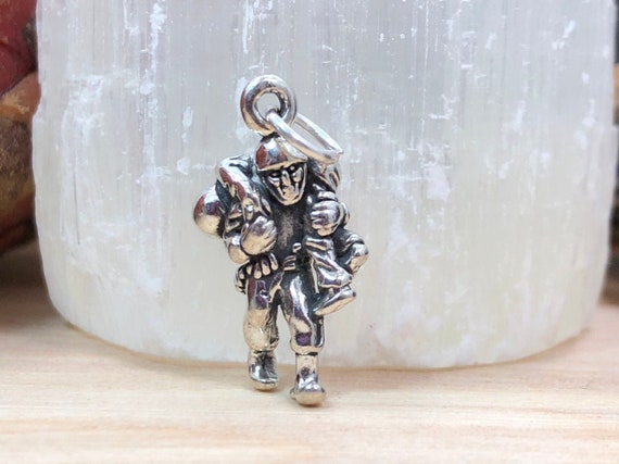 Wounded Warrior Charm Soldier Charm Military Charm Soldier Carrying Wounded Warrior My Boy Serves His Country Charm Sterling Silver Etsy UK