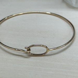 Bracelet, Bangle, Charm Bracelet with Hook and Eye, Hook and Eye Bracelet, Bronze Bracelet, PB0179
