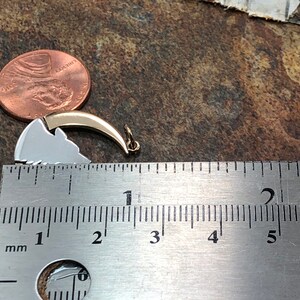 Antiqued Sterling Silver Howling Wolf Coin Round Charm