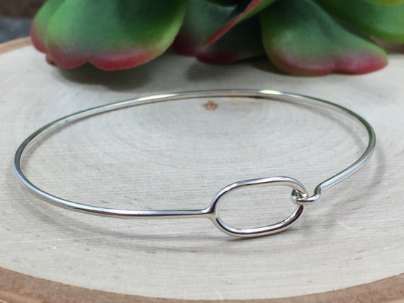 Bracelet, Bangle, Charm Bracelet With Hook and Eye, Hook and Eye