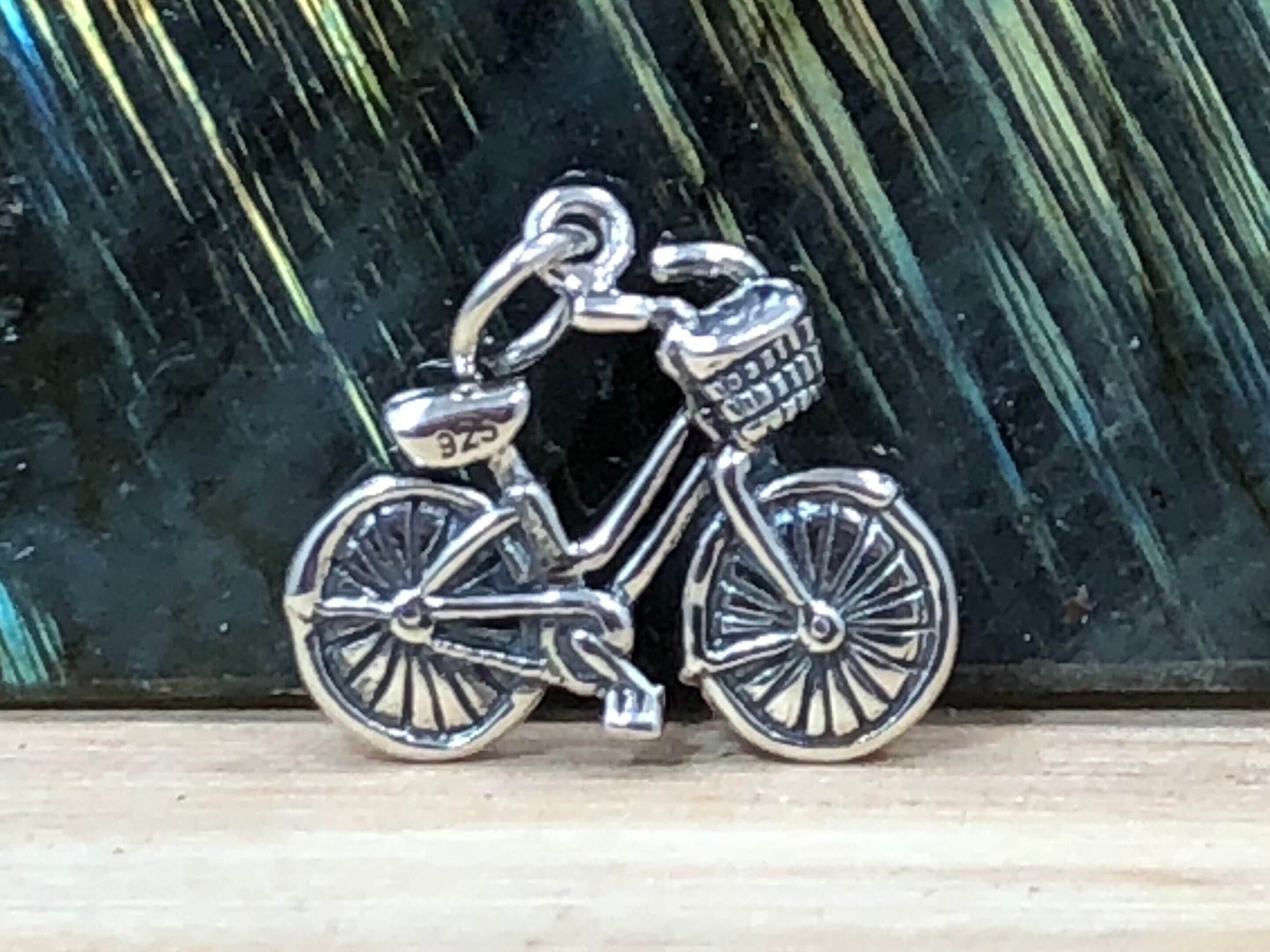 Bicycle Charm Bike Charm Sterling Silver Bicycle Charm Etsy
