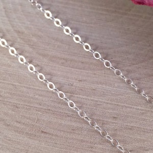 Necklace Chains, Replacement Chains, Sterling Silver Chains, Cable Chain, Loop Chain, Necklaces, Sterling Silver, 18 Inch Chain
