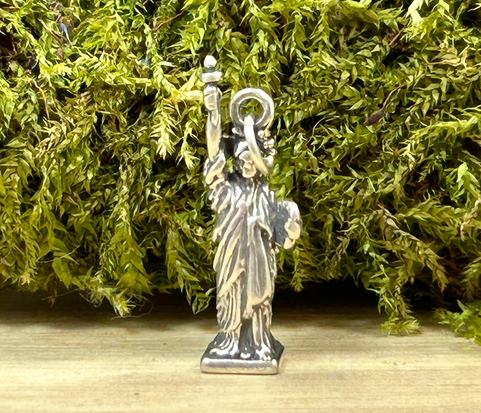 Statue of Liberty Charm, Statue of Liberty Pendant, New York Charm, New ...