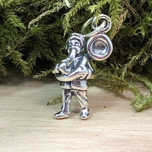 New Orleans Tuba Player Charm, Music Band Charm, New Orleans Music Charm, Tuba Player Charm, 3D Charm, New Orleans Charm