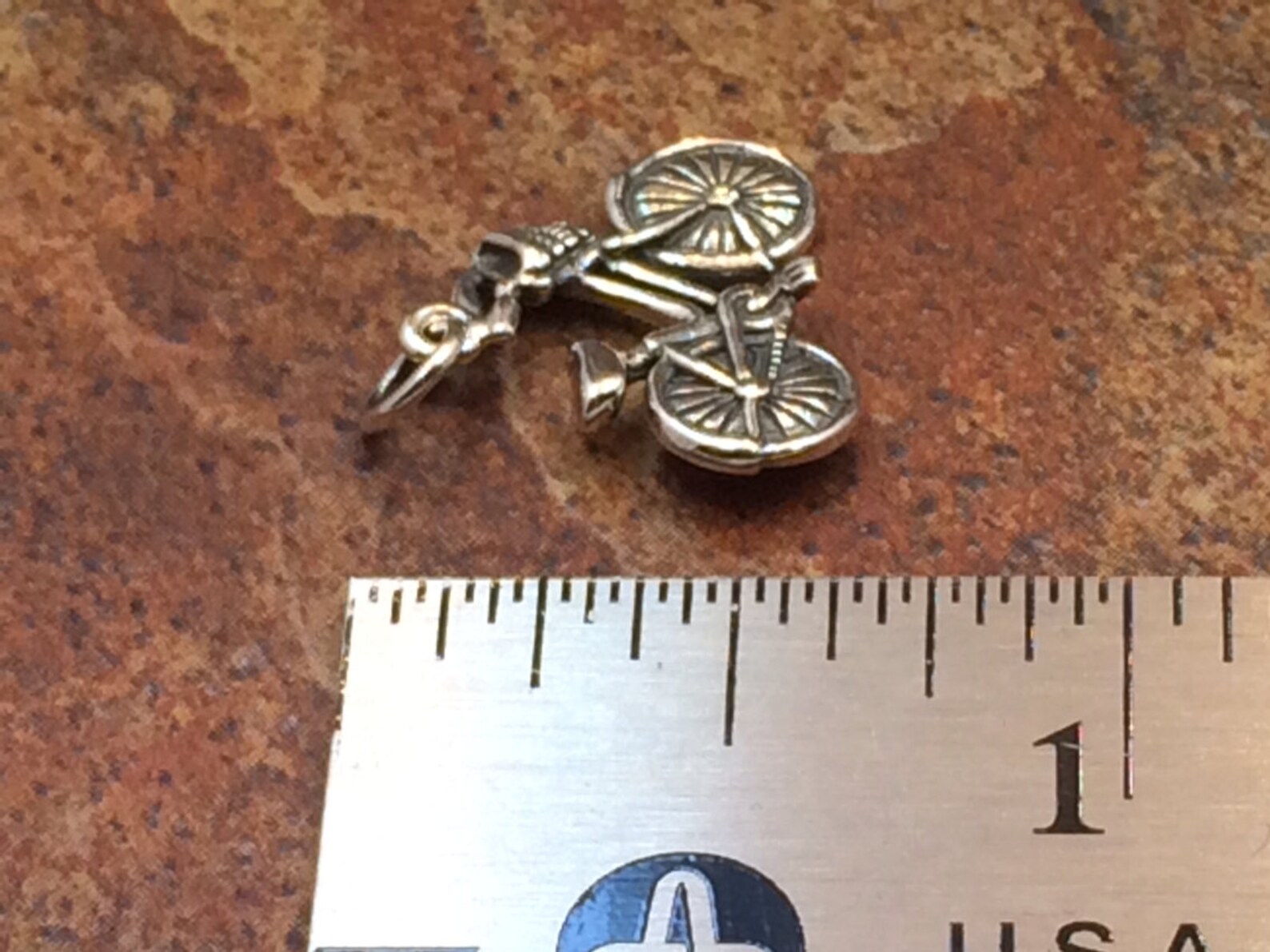 Bicycle Charm Bike Charm Sterling Silver Bicycle Charm Etsy