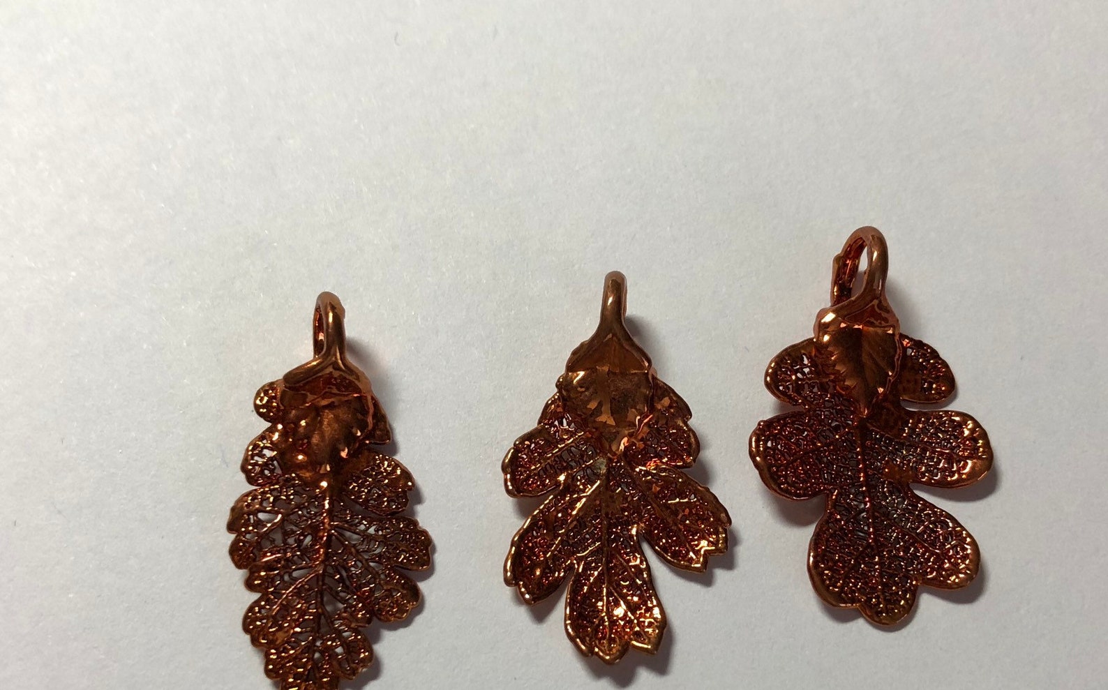 Oak Leaf Pendant Copper Oak Leaf Pendant Copper Oak Leaf Etsy