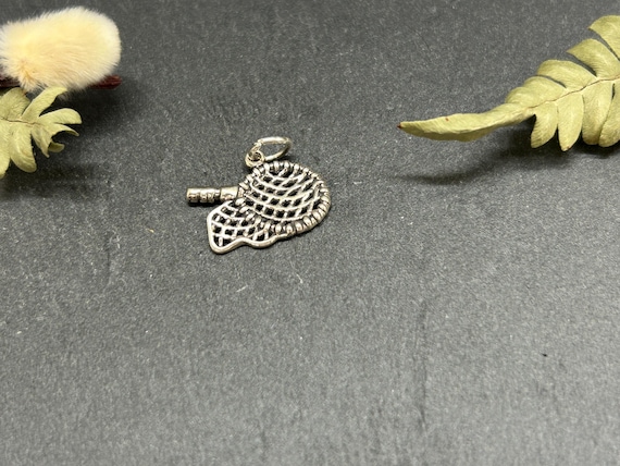 Butterfly Net Charm Sterling Silver Butterfly Net Charm Sterling Silver